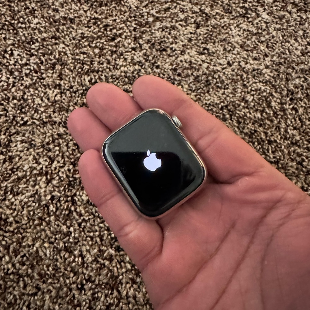 Apple Watch with Sleek Black Display